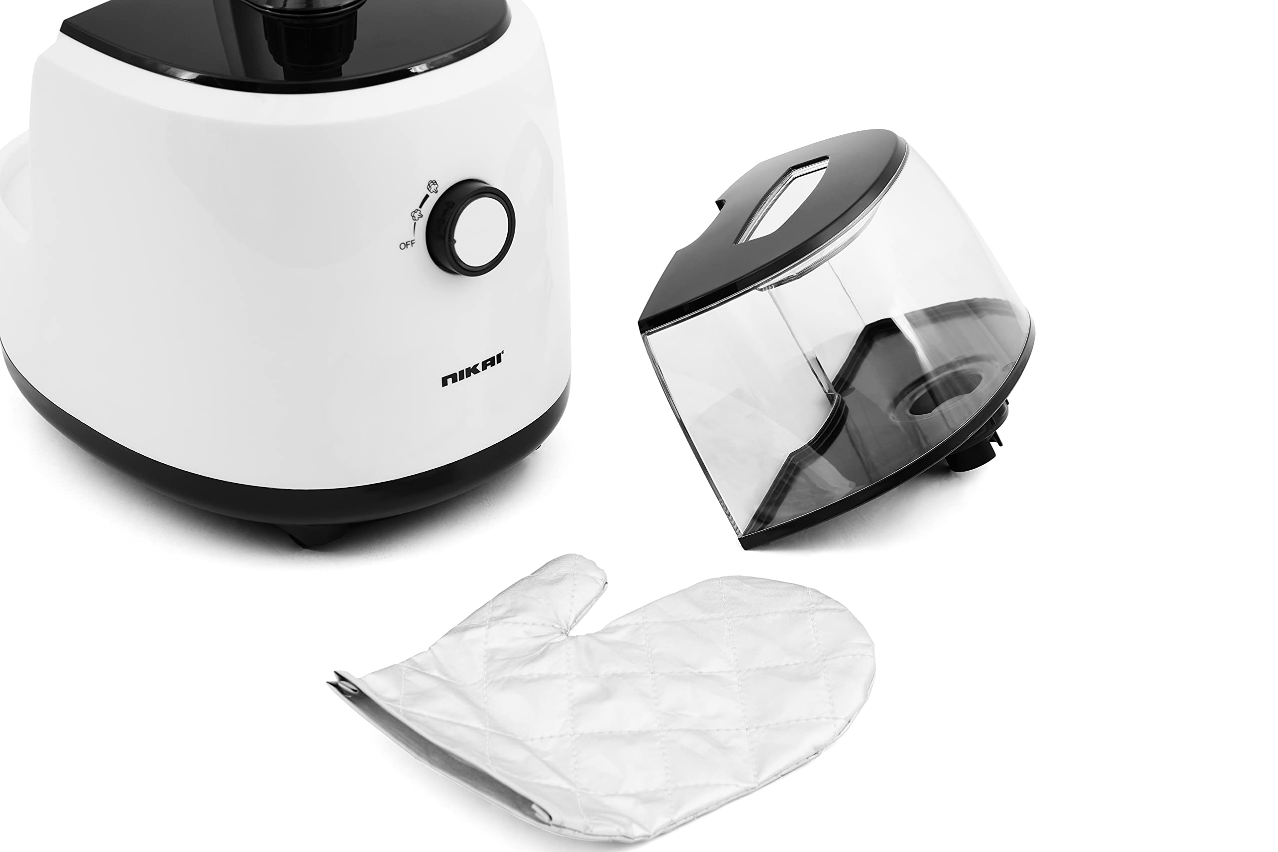 Nikai Garment Steamer 1800 W, 2 Stages, 2 Ltrs, 1 Years Warranty, โ White and Black Nikai Garment Steamer 1800 W, 2 Stages, 2 Ltrs, 1 Years Warranty, โ White and Black